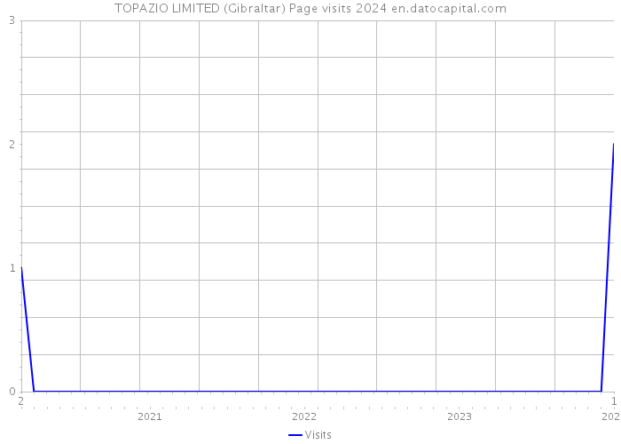 TOPAZIO LIMITED (Gibraltar) Page visits 2024 