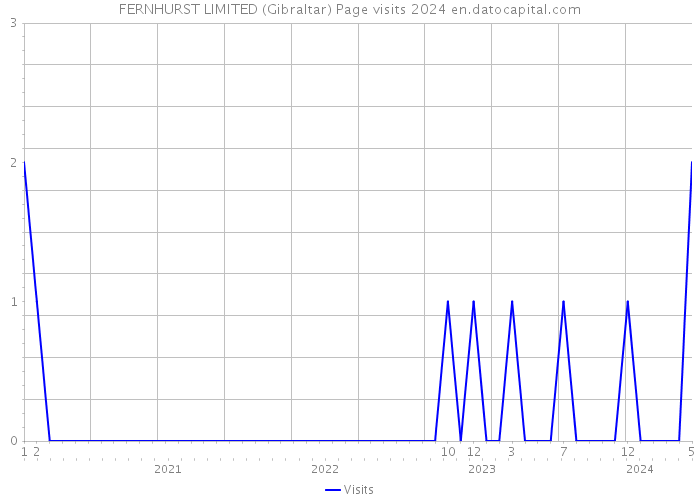 FERNHURST LIMITED (Gibraltar) Page visits 2024 