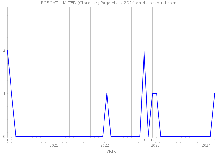BOBCAT LIMITED (Gibraltar) Page visits 2024 